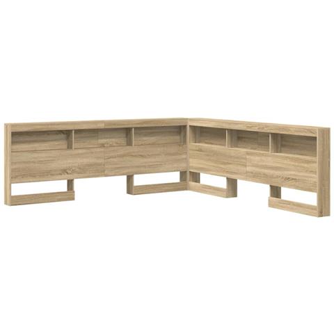 Testata contenitore rovere sonoma 200 cm Legno multistrato - Foto 1