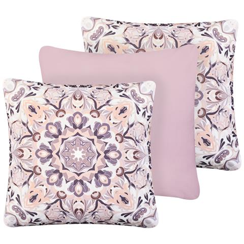 Set Di 3 Cuscini Da Esterno Sammit Trama Orientale 45 X 45 Cm Multicolore - Foto 2