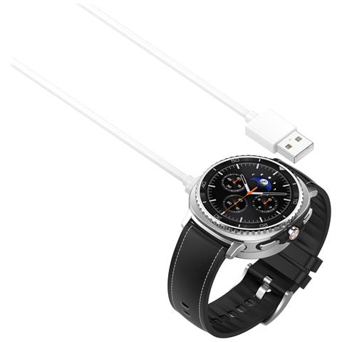 Base Di Ricarica In Metallo Compatibile Con Samsung Galaxy Watch - Supporto Di Ricarica Wireless White - Foto 7