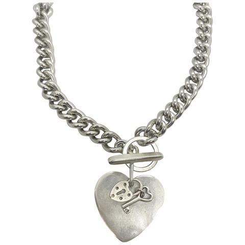 Choker Con Chiusura A Cuore E Ciondoli A Catena - Foto 2
