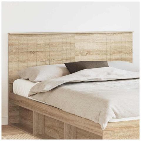 Testiera con testiera Rovere Sonoma 160 cm Legno multistrato - Foto 2