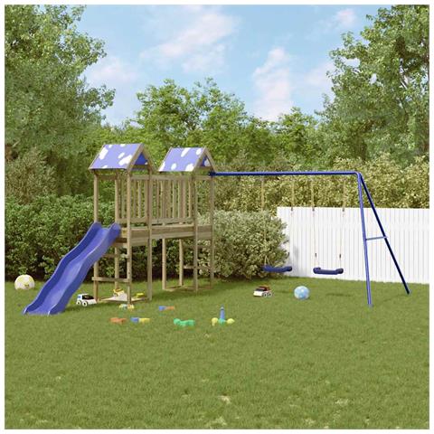 Set da Gioco da Esterno in Legno di Pino Impregnato - Foto 2