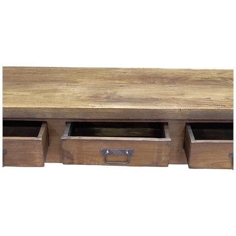 Mobile Basso Artigianale In Legno 165-175x45x57h Cm - Foto 7