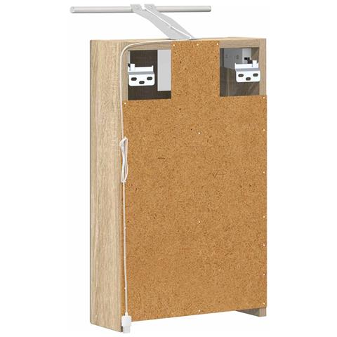 Mobiletto per specchio da bagno Rovere Sonoma 30 x 10,5 x 50 cm - Foto 9