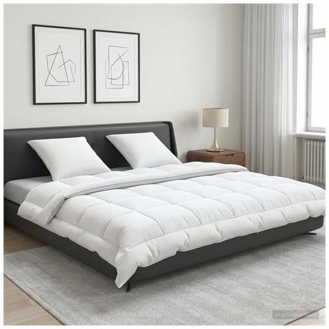 Set di piumone e cuscini 3 pz 240x260 cm Estate 140 GSM Lana - Foto 2