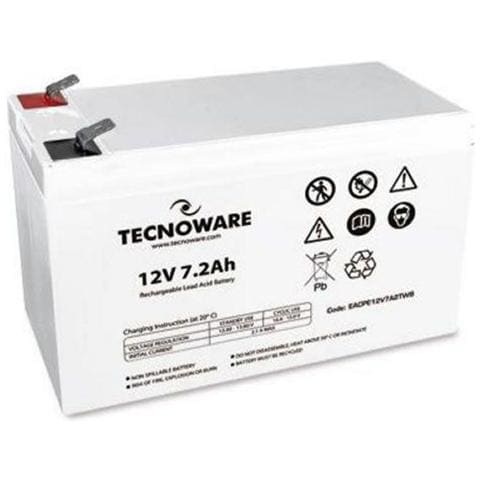 Batteria Esterna per Ups-Antifurti 12V 7.2Ah Ermetica al Piombo - Foto 2