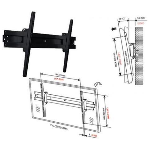 Supporto Lcd / Plasma Da 32'' A 60'' - Foto 3