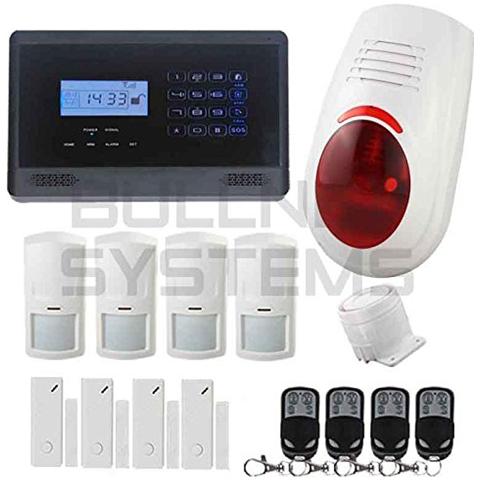 Wolf guard kit per antifurto casa gsm senza fili con sirena ... Antifurto per appartamento senza fili
