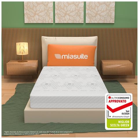 Materasso Sfoderabile Una Piazza e Mezza 120x195, alto 20 cm - Indeformabile, a 7 zone differenziate. Enduro - Foto 2