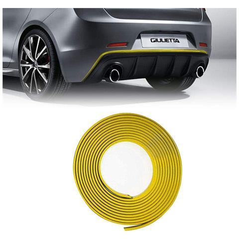 Profilo Giallo Adesivo per Dam Paraurti Posteriore Alfa Giulietta con Biadesivo 3M APT - Foto 1