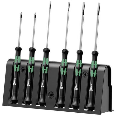 2035/6 A Assortimento di giraviti per l'elettronica + rack, 6 pezzi - Foto 1