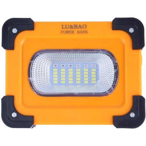 Lanterna LED Ricaricabile CLICLED Con Pannello Solare - Luce Bianca Per Emergenze E Campeggio