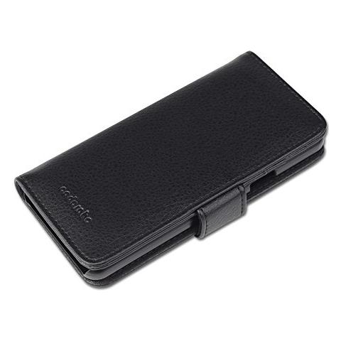 Custodia Compatibile Con Samsung Galaxy A3 2015 In Nero Ossido - Coperchio Protettivo Con Chiusura Magnetica E 3 Slot Per Carte - Foto 2