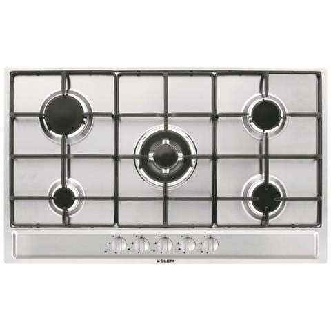 P95FXV piano cottura Acciaio inox Da incasso 86 cm 5 Fornello (i) - Foto 1