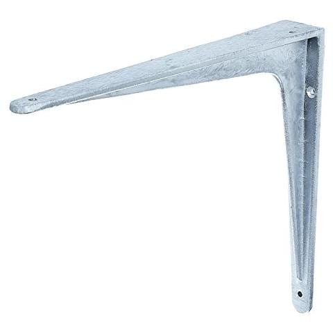 Set Di 10 Staffe Con Profilo A T Per Mensole, In Alluminio 250 X 300 Mm / 1 Pezzo - Foto 1