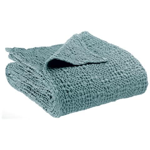 Copripiumino Tana - Nido D'ape 100% Cotone Stonewashed, Colore Alizée (240 X 260 Cm) - Foto 2