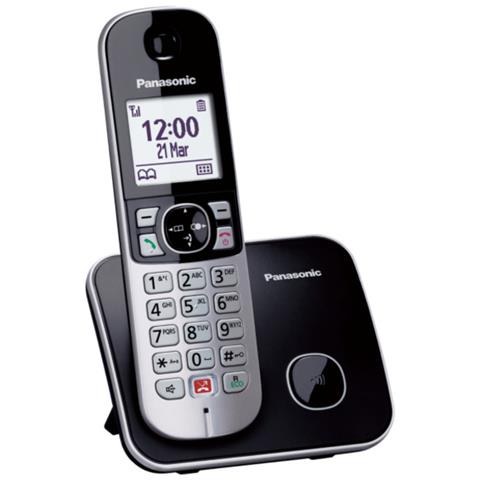 KX-TG6852JTB Telefono DECT Identificatore di Chiamata Nero e Grigio - Foto 2