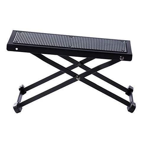 Chitarra Poggiapiedi Antiscivolo In Gomma Pad Pieghevole In Metallo Chitarra Poggiapiedi Per Classica Acustica Chitarra Elettrica Regolabile In Altezza Super Robusto E Durevole - Foto 1