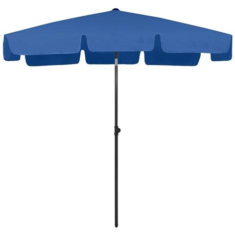 Ombrellone da Spiaggia Azzurro 200x125 cm - Foto 2