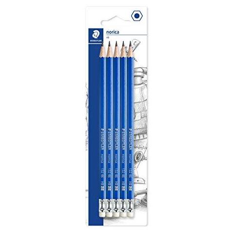 Norica Eraser Tipped Matita (confezione Da 5) 132 46bk5dst - Foto 1