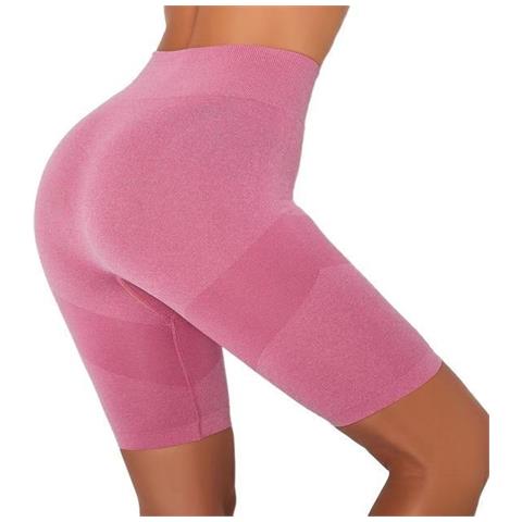 JUSTGREENBOX - Pantaloncini Da Yoga Da Donna A Vita Alta Fitness Push Up  Legging Senza Cuciture Allenamento Da Corsa Squat Proof Sport M Rosa -  ePRICE