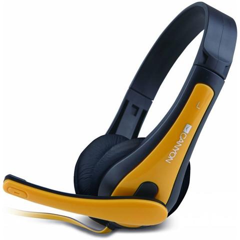 CNS-CHSC1BY Stereofonico Padiglione auricolare Nero, Giallo cuffia e auricolare - Foto 1