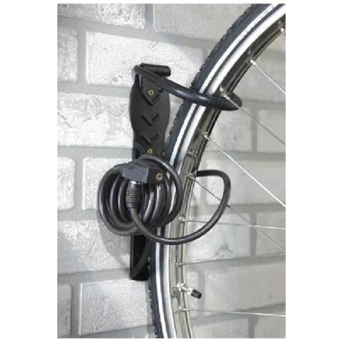 Gancio a Muro bper Bicicletta Colore Nero - Foto 3