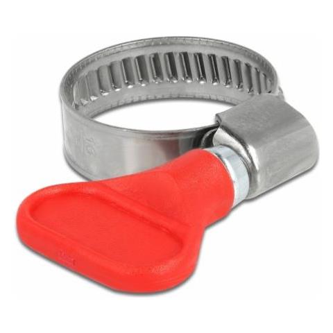 19513 Fascetta Per Manichetta Rosso Butterfly Clamp - Foto 1