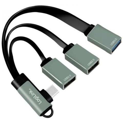 Logilink Ua0361 Hub Di Interfaccia Usb 3.2 Gen 1 (3.1 Gen 1) Type-c 5000 Mbit/s Argento - Foto 5