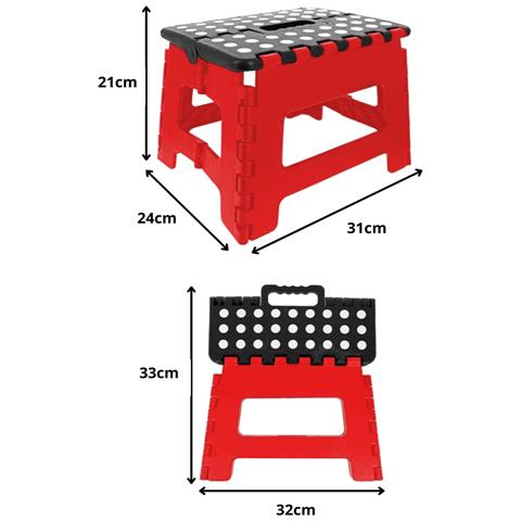 Sgabello Pieghevole - Resiste Fino A 150 Kg Di Carico - Pieghevole - Foto 1