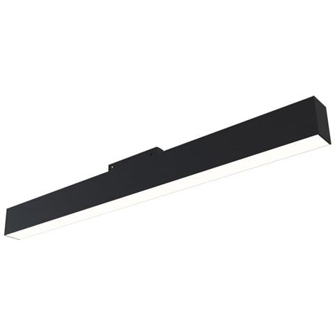 Lampada Per Binario Moderno Alluminio Nero Luce Naturale 20w - Foto 1