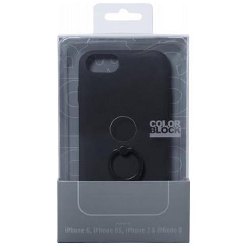 Cover Per Iphone 6/6s / 7/8 Rigida Con Anello Integrato, Nero - Foto 2