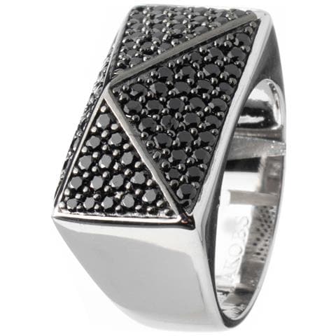 Gioielleria R11067-bk-56. Anello, Colore Grigio. Donna. - In ordine - Foto 3