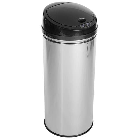 Secchio Per La Spazzatura 5five Acciaio Inossidabile 42 L Cromato - Foto 2