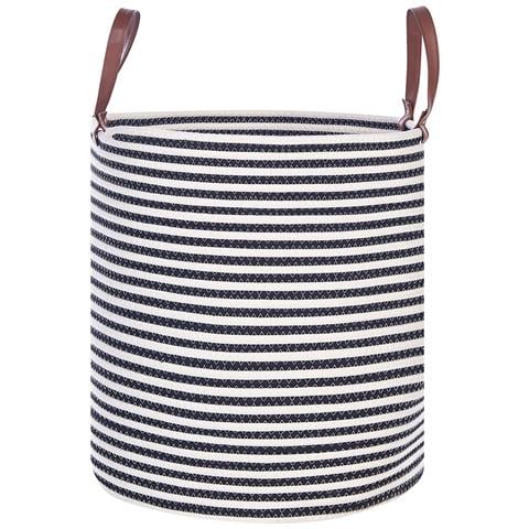 Cesta Cotone Bianco E Nero 42 Cm Ichka - Foto 6