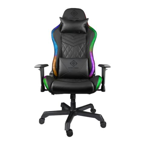 Deltaco Gam-080 Sedia Per Videogioco Poltrona Per Gaming Seduta Imbottita Nero - Foto 2