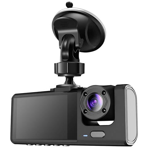 Dashcam Parabrezza Anteriore Posteriore Interno 1080p Led 2 Pollici - Foto 1