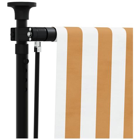 Tenda A Rullo Esterno Arancio Bianca 150x270 Cm Tessuto Acciaio - Foto 9