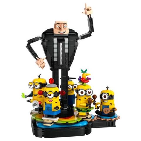 75582 Gru e Servitori in Mattoncini - Foto 1