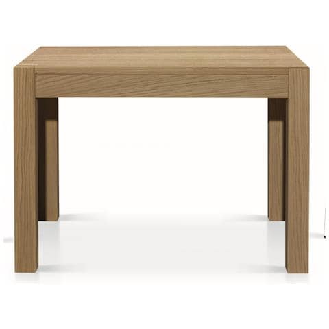 Tavolo Rettangolare Allungabile Rovere Naturale 110x80x76 - Foto 1