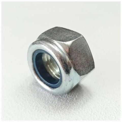 M 20 Chiave 30 - 50pz Dado Esagonale Autobloccante Zincato Passo Grosso - Foto 1