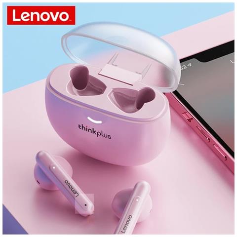 Lenovo Auricolare Bluetooth 5.3 Tws Lp1 Pro Ergonomic Pink Per Smartphone E Tablet - Foto 2