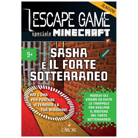 Vincent Raffaitin - Minecraft. Sasha e il forte sotterraneo. Escape game junior. Vol. 1 - Foto 1