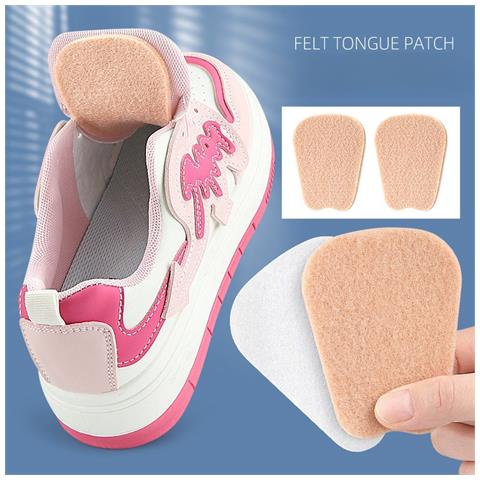 Confezione Da 10 Cuscinetti Per La Lingua Delle Scarpe Beige L - Foto 2