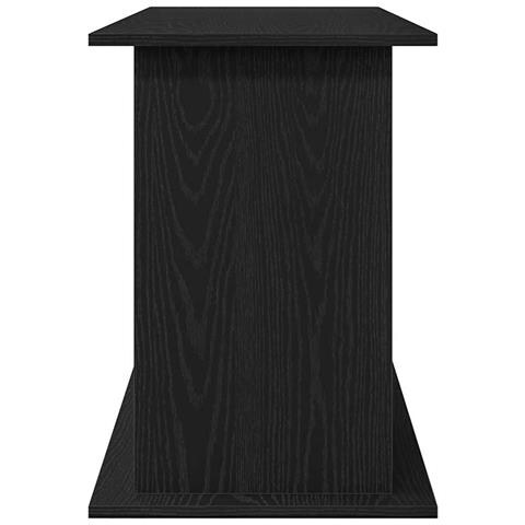 Supporto Acquario 121x41x58 cm Legno Multistrato Rovere Nero - Foto 2