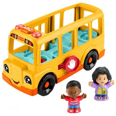 Fisher-price Little People-lo Scuolabus-veicolo A Spinta Musicale Hyt03 - Foto 1