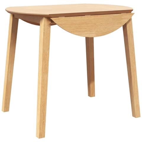 Tavolo Da Pranzo Naturale In Legno Massello Di Hevea - Foto 1