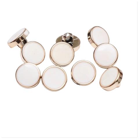 Eleganti Bottoni Per Camicie E Vestiti - Set Da 10 White 13 - Foto 1