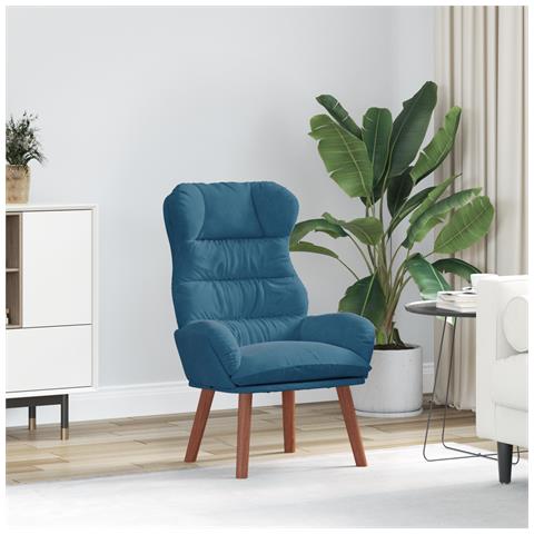 Poltrona Relax Blue Velvet - Foto 2