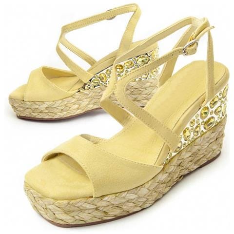 Sandalo Con Zeppa Montevita Wesparto15 Verde . - Foto 1